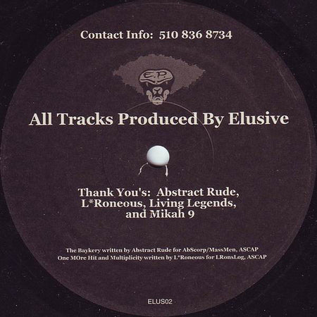 Elusive : Deceiving The Right Eye... Volume 2 (12")