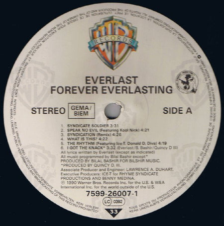 Everlast : Forever Everlasting (LP, Album)