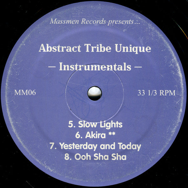 Abstract Tribe Unique : Instrumentals (LP)