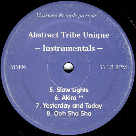 Abstract Tribe Unique : Instrumentals (LP)
