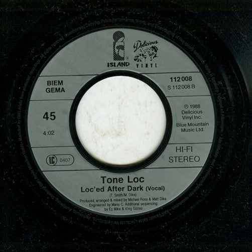 Tone Loc : Wild Thing (7", Single)