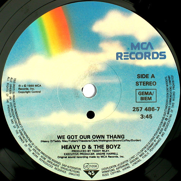 Heavy D. & The Boyz : We Got Our Own Thang (7", Single)