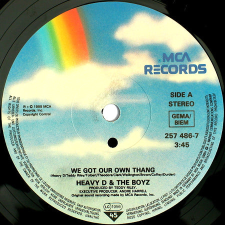 Heavy D. & The Boyz : We Got Our Own Thang (7", Single)