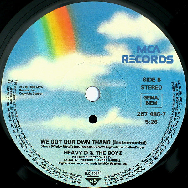 Heavy D. & The Boyz : We Got Our Own Thang (7", Single)