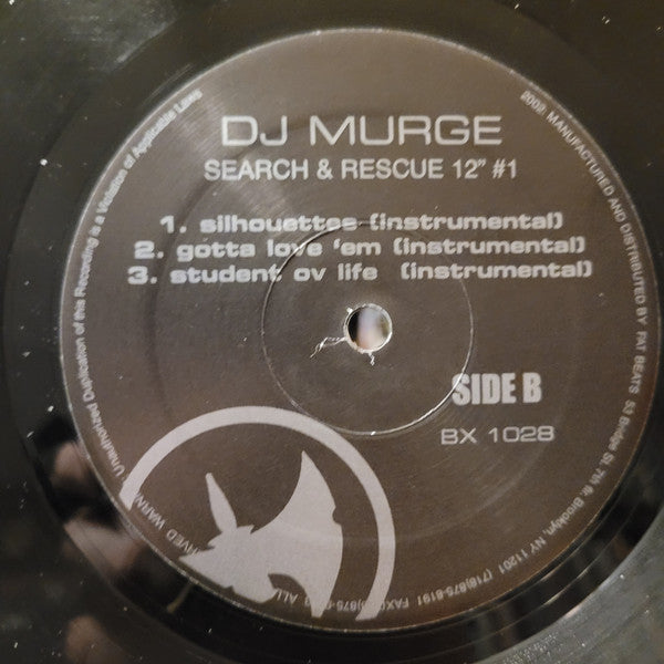 DJ Murge : Search & Rescue Single One (12")
