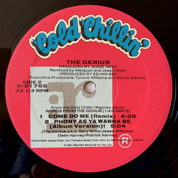 The Genius : Come Do Me (12", Maxi)