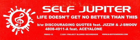 Self Jupiter : Life Doesn't Get No Better Than This (12")