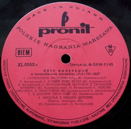 No To Co I Piotr Janczerski : W Murowanej Piwnicy (LP, Album, Mono, Rus)