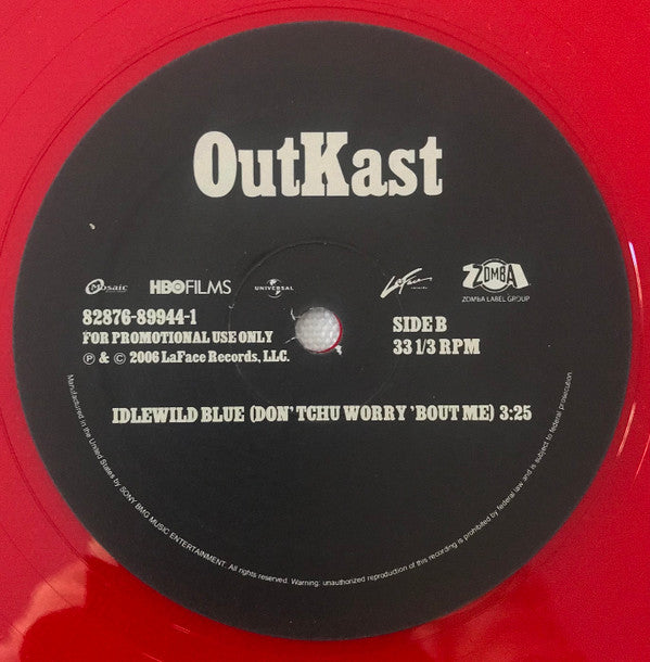 OutKast : Morris Brown / Idlewild Blue (Don'tchu Worry 'Bout Me) (10", Promo, Red)