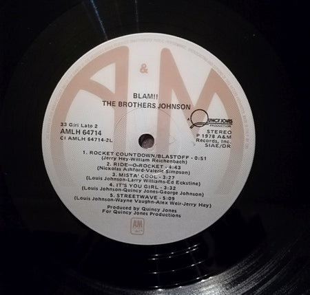 Brothers Johnson : Blam!! (LP, Album, Gat)