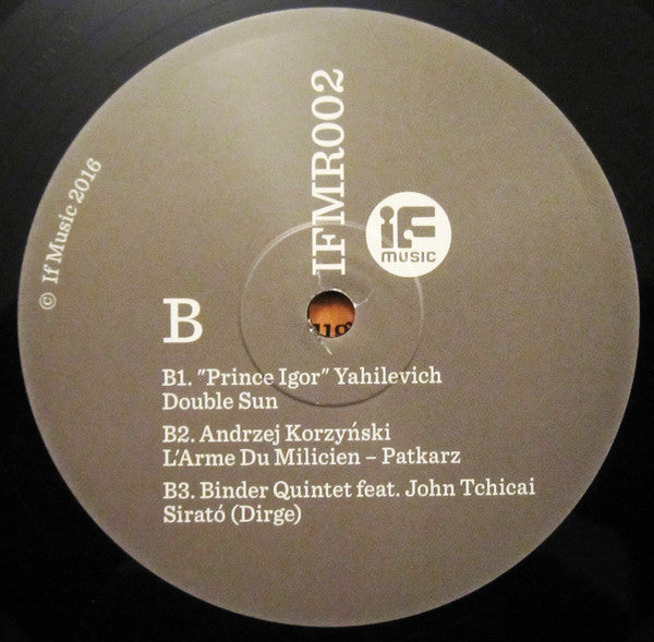 Jean-Claude Thompson / Adrian Magrys : If Music Presents You Need This: Eastern European Sounds (1970-1986) (If Music 3.0) (LP, RSD, Comp, Ltd)