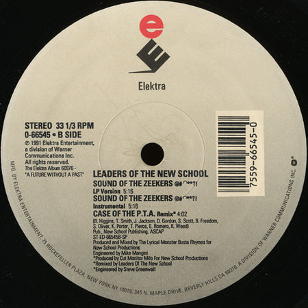 Leaders Of The New School : Sobb Story (12")