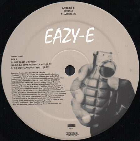Eazy-E : Just Tah Let U Know (12")