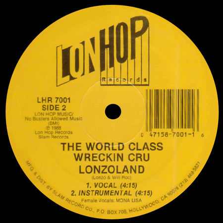 World Class Wreckin' Cru : Lovers / Lonzoland (12")