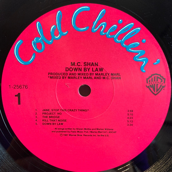 MC Shan : Down By Law (LP, Album, RP, All)