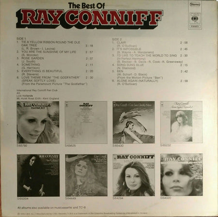 Ray Conniff : The Best Of Ray Conniff (LP, Comp)