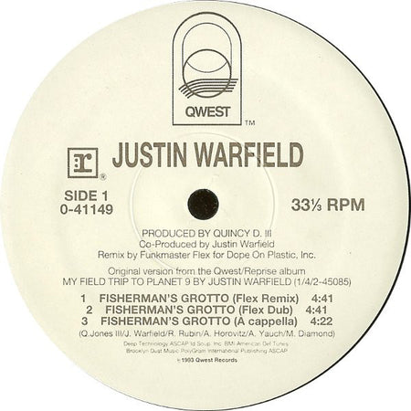 Justin Warfield : Fisherman's Grotto / B Boys On Acid (12")