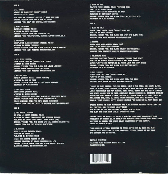Nobody : Revisions Revisions: The Remixes 2000-2005 (2xLP, Comp)