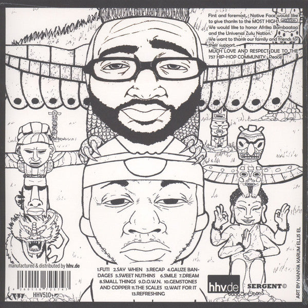 Native Face : Native Faces (2xLP, Album, Ltd)