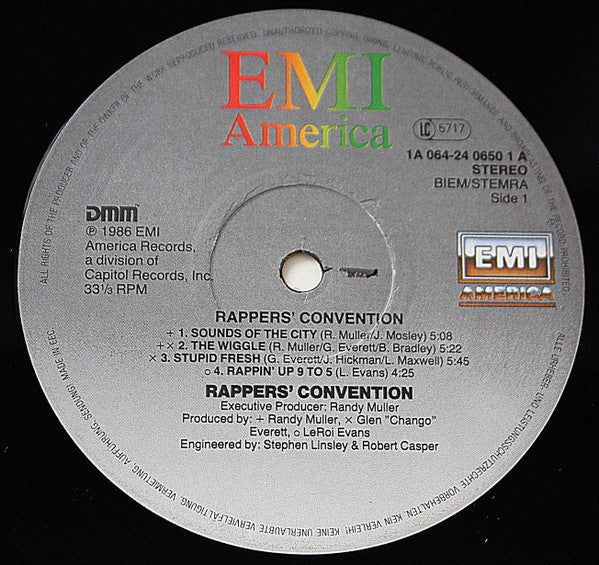 Rappers' Convention : Rappers' Convention (LP, Album)